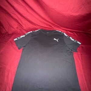 Puma Black Short Sleeve Men's Tee